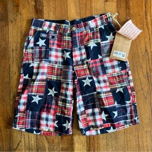 Plaid Star Patterned Shorts vintage 1946 shorts men’s size 30 NWT